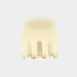 KARST Small Hair Clip in buttermilk compact cellulose acetate claw clip