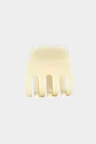 KARST Small Hair Clip in buttermilk compact cellulose acetate claw clip