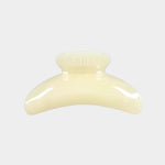 KARST Super Hair Clip in buttermilk oversized cellulose acetate claw clip
