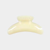 KARST Super Hair Clip in buttermilk oversized cellulose acetate claw clip