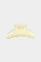 KARST Super Hair Clip in buttermilk oversized cellulose acetate claw clip