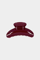 KARST Super Hair Clip in jam red oversized cellulose acetate claw clip