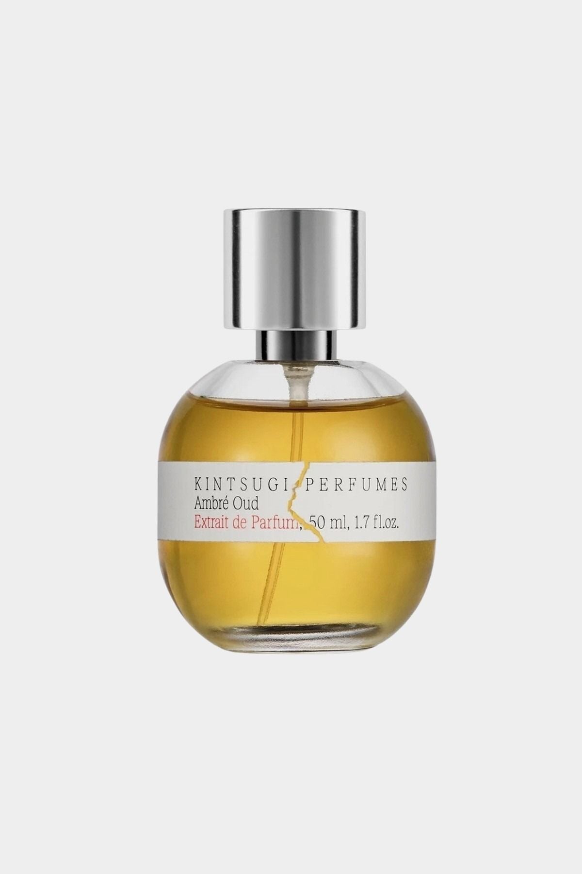 Kintsugi Perfumes Ambré Oud Extrait de Parfum 50 ml bottle with golden fragrance at YUCCA Denver