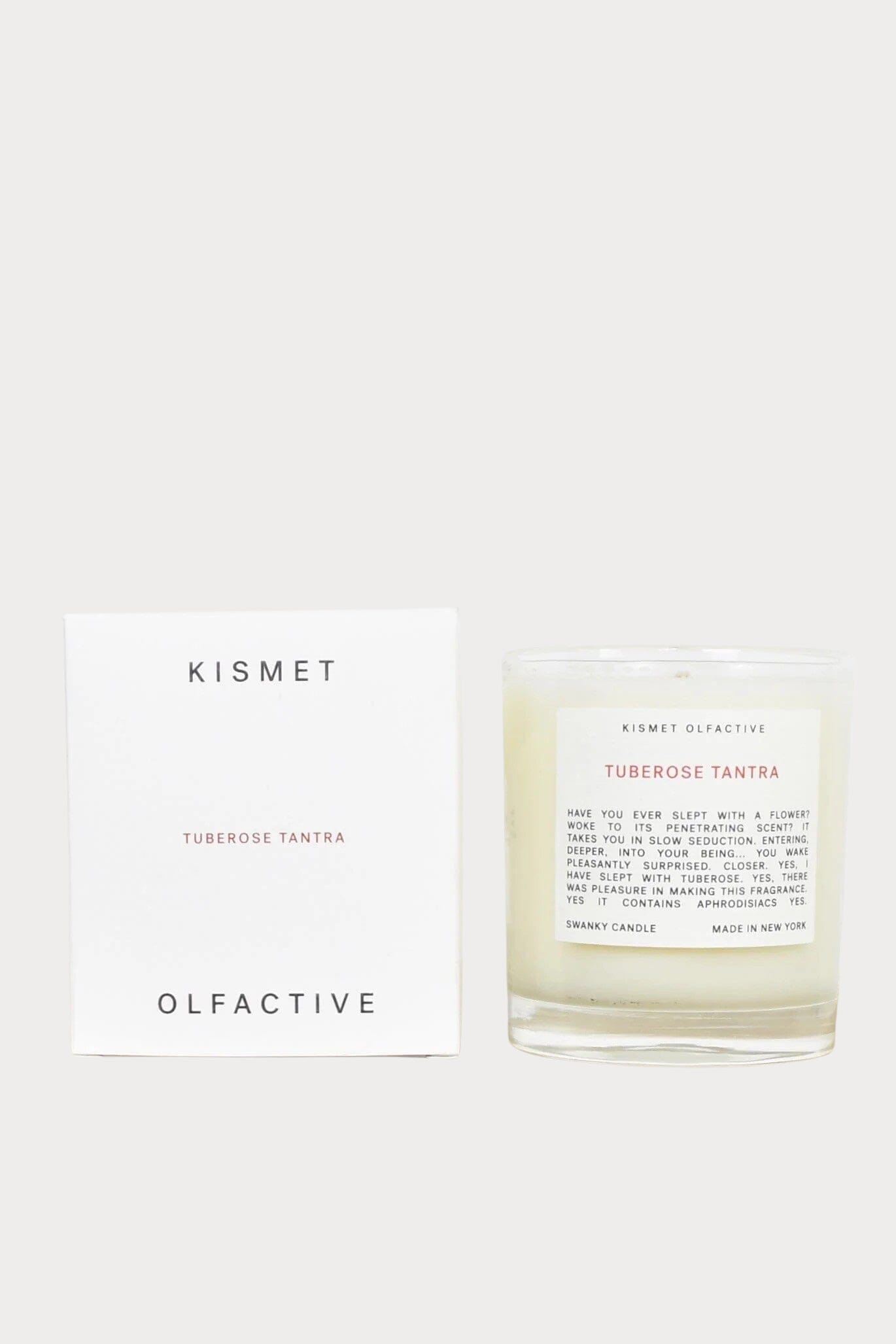 Kismet Olfactive - Tuberose Tantra Candle - Candles - YUCCA, shop local, special gifts, unisex candle, unique candle.