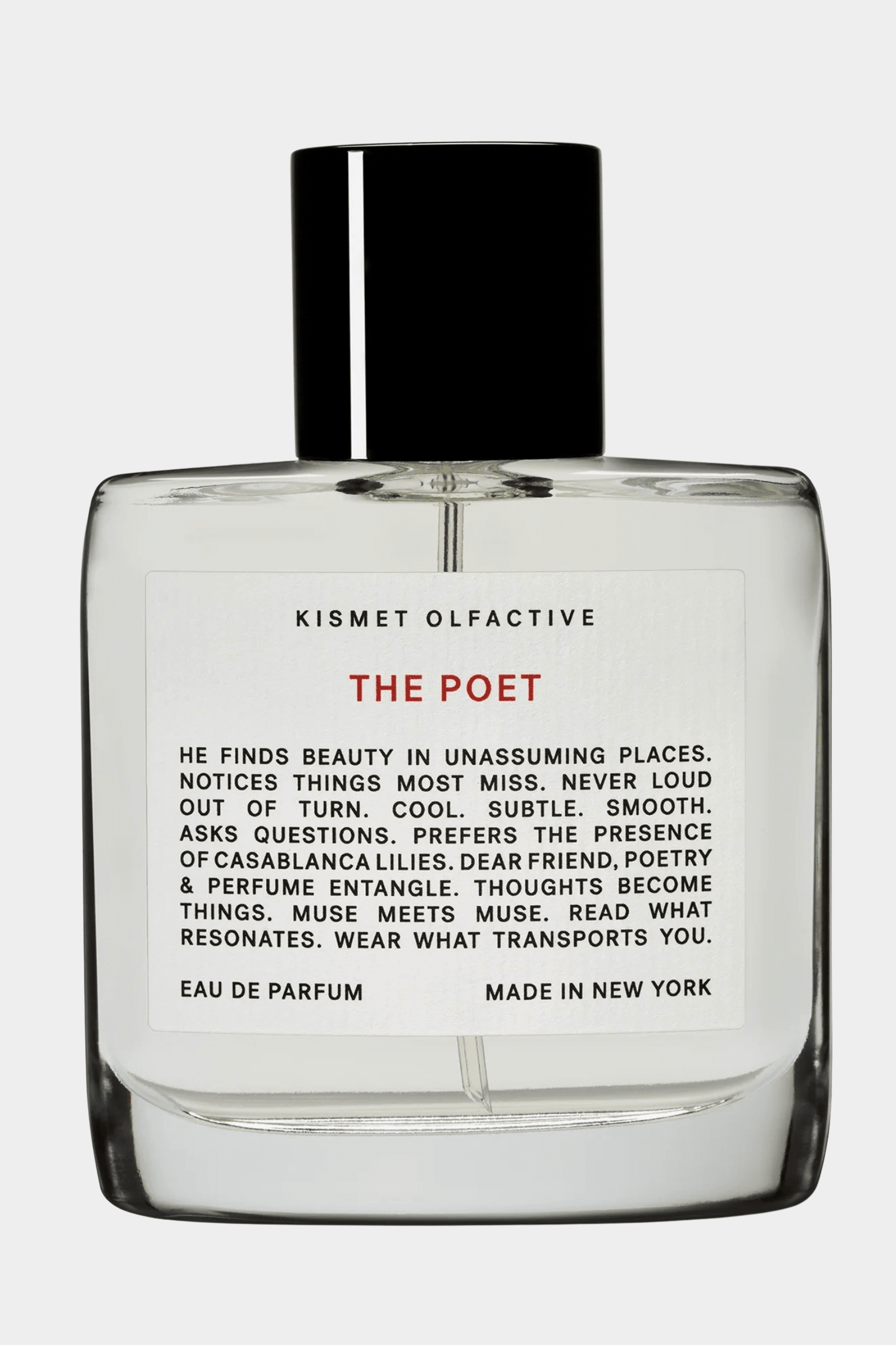 Kismet Olfactive - The Poet - 50ML - YUCCA, boutique near me, boutique stores denver, unisex fragrance, niche fragrance.
