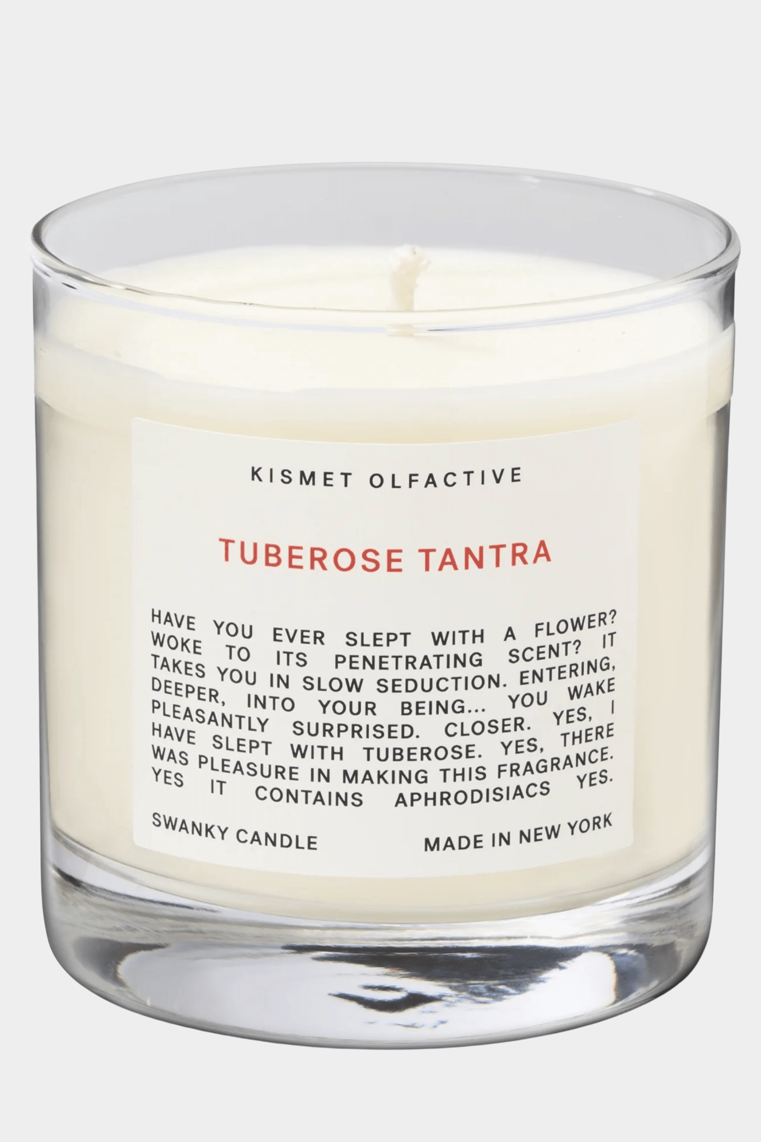 Kismet Olfactive - Tuberose Tantra Candle - Candles - YUCCA, shop local, special gifts, unisex candle, unique candle.
