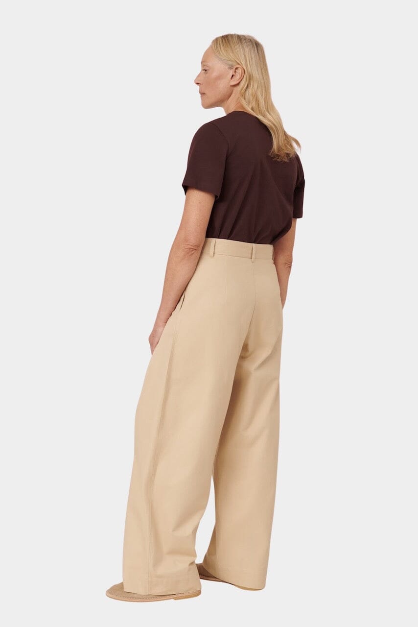 Kowtow - Arch Pant - Dune - Pants - YUCCA, Women’s clothing store Denver, clothing boutiques near me, women’s elevated pants.