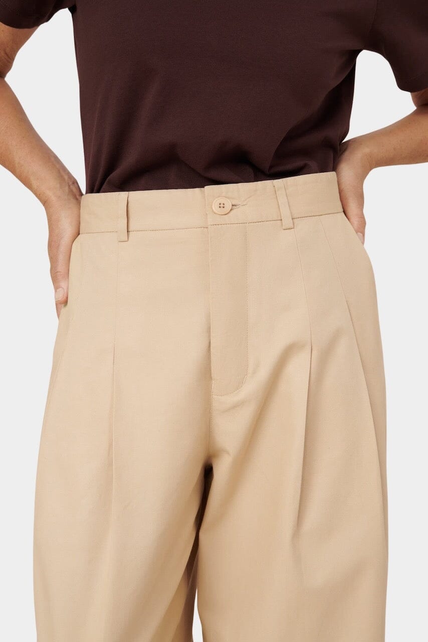 Kowtow - Arch Pant - Dune - Pants - YUCCA, Women’s clothing store Denver, clothing boutiques near me, women’s elevated pants.