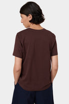 Kowtow | Classic Tee In Mahogany - SHOP YUCCA Shirts & Tops KOWTOW - YUCCA 