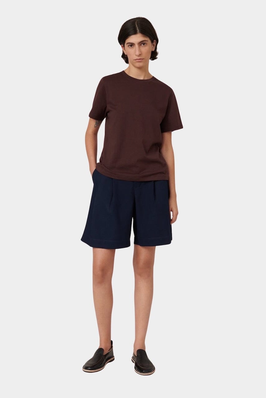 Kowtow - Classic Tee - Mahogany - Shirts & Tops - YUCCA, Boutiques Denver, stylish tops for women, high quality casual tops.