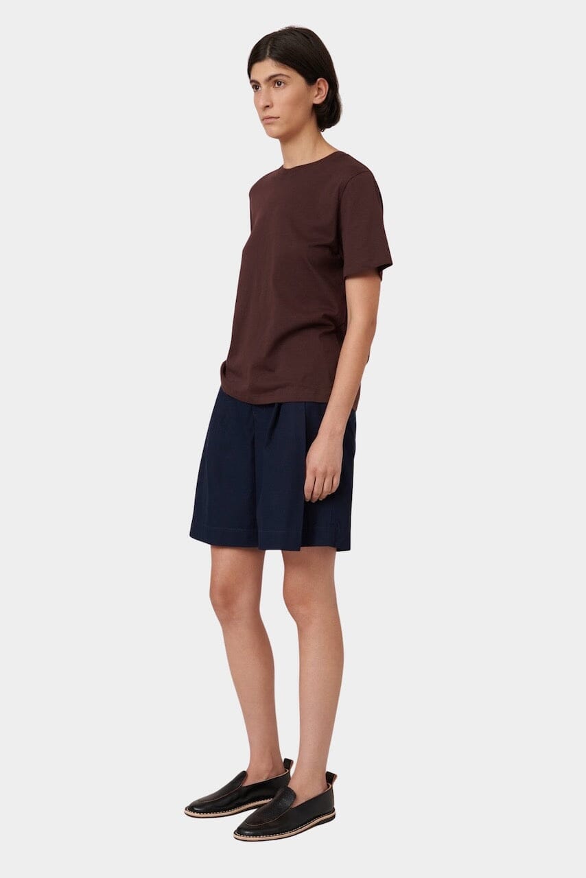 Kowtow - Classic Tee - Mahogany - Shirts & Tops - YUCCA, Boutiques Denver, stylish tops for women, high quality casual tops.