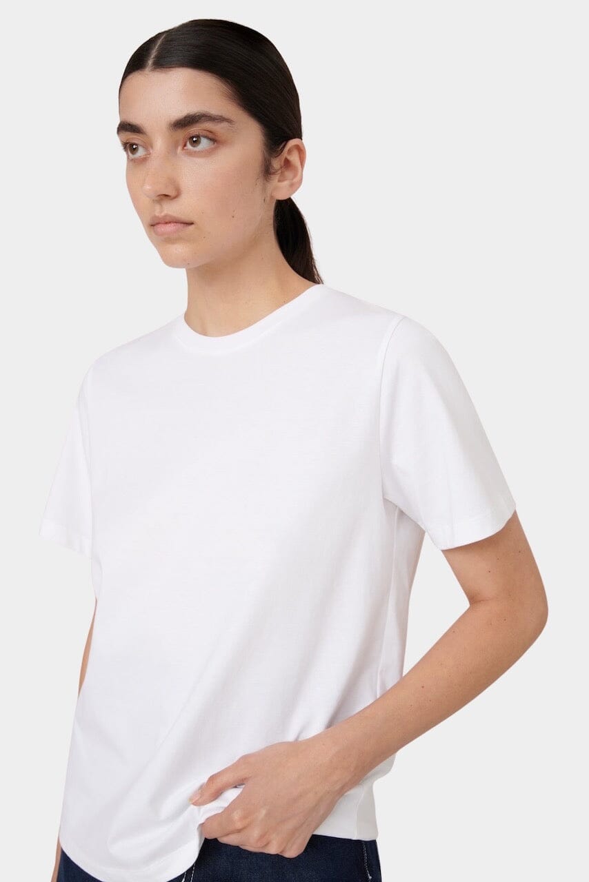 Kowtow - Classic Tee - White - Shirts & Tops - YUCCA, Boutiques Denver, stylish tops for women, high quality casual tops.