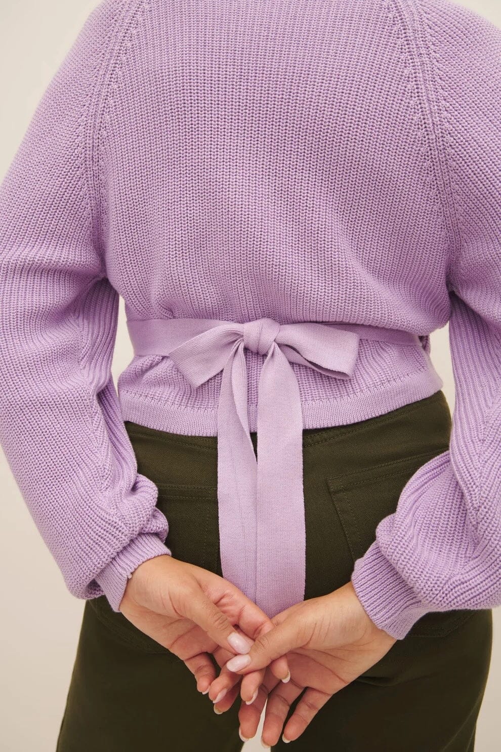 Kowtow | Composure Cardigan In Lilac - SHOP YUCCA Shirts & Tops KOWTOW - YUCCA 