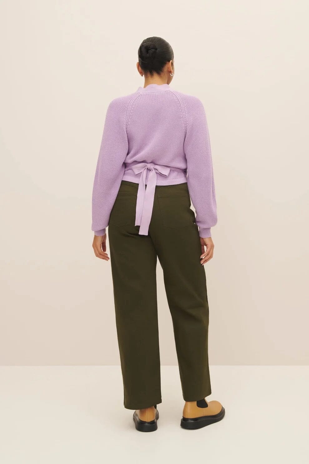 Kowtow | Composure Cardigan In Lilac - SHOP YUCCA Shirts & Tops KOWTOW - YUCCA 