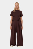 Kowtow | Drape Pant In Mahogany - SHOP YUCCA Pants KOWTOW - YUCCA 