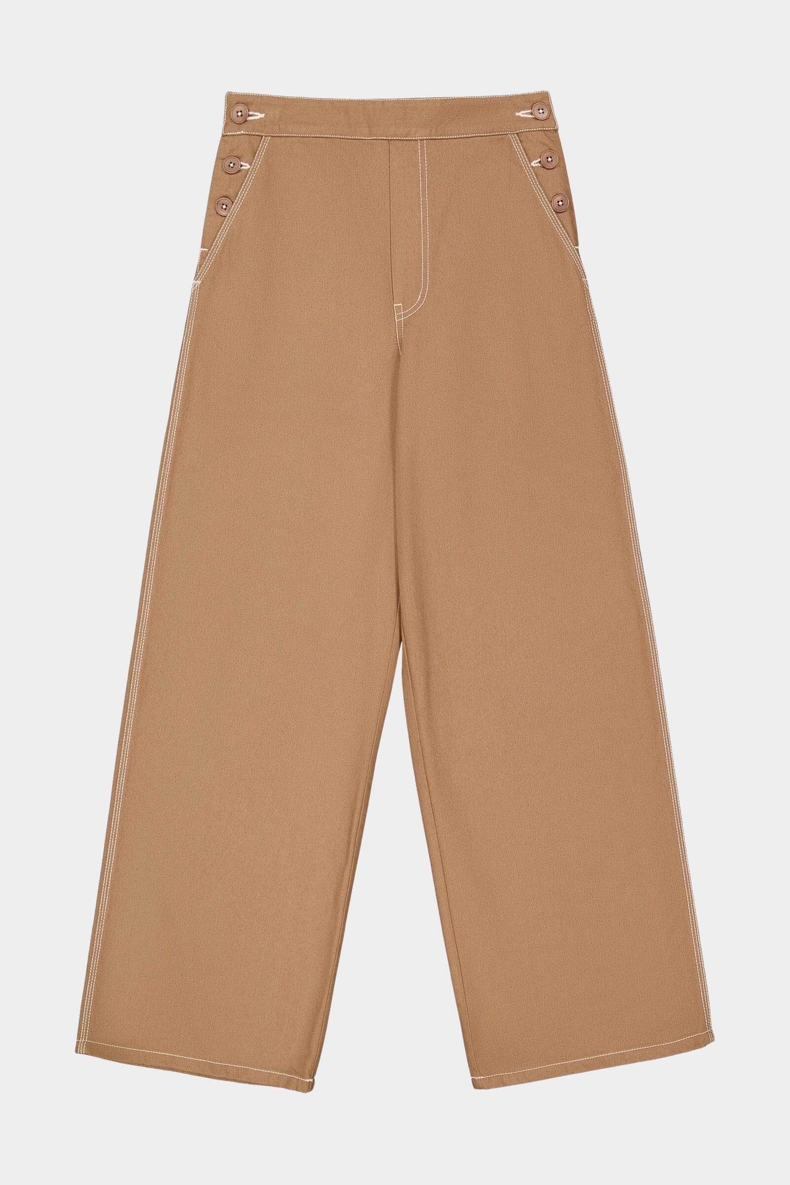 Kowtow | Dungaree Jeans In Earth Denim - SHOP YUCCA Pants KOWTOW - YUCCA 