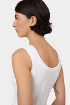 Kowtow | Everyday Singlet In White - SHOP YUCCA Tank Top KOWTOW - YUCCA 