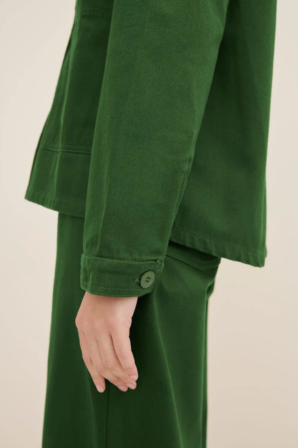 Kowtow | Felix Jacket In Green Denim - SHOP YUCCA Coats & Jackets KOWTOW - YUCCA 