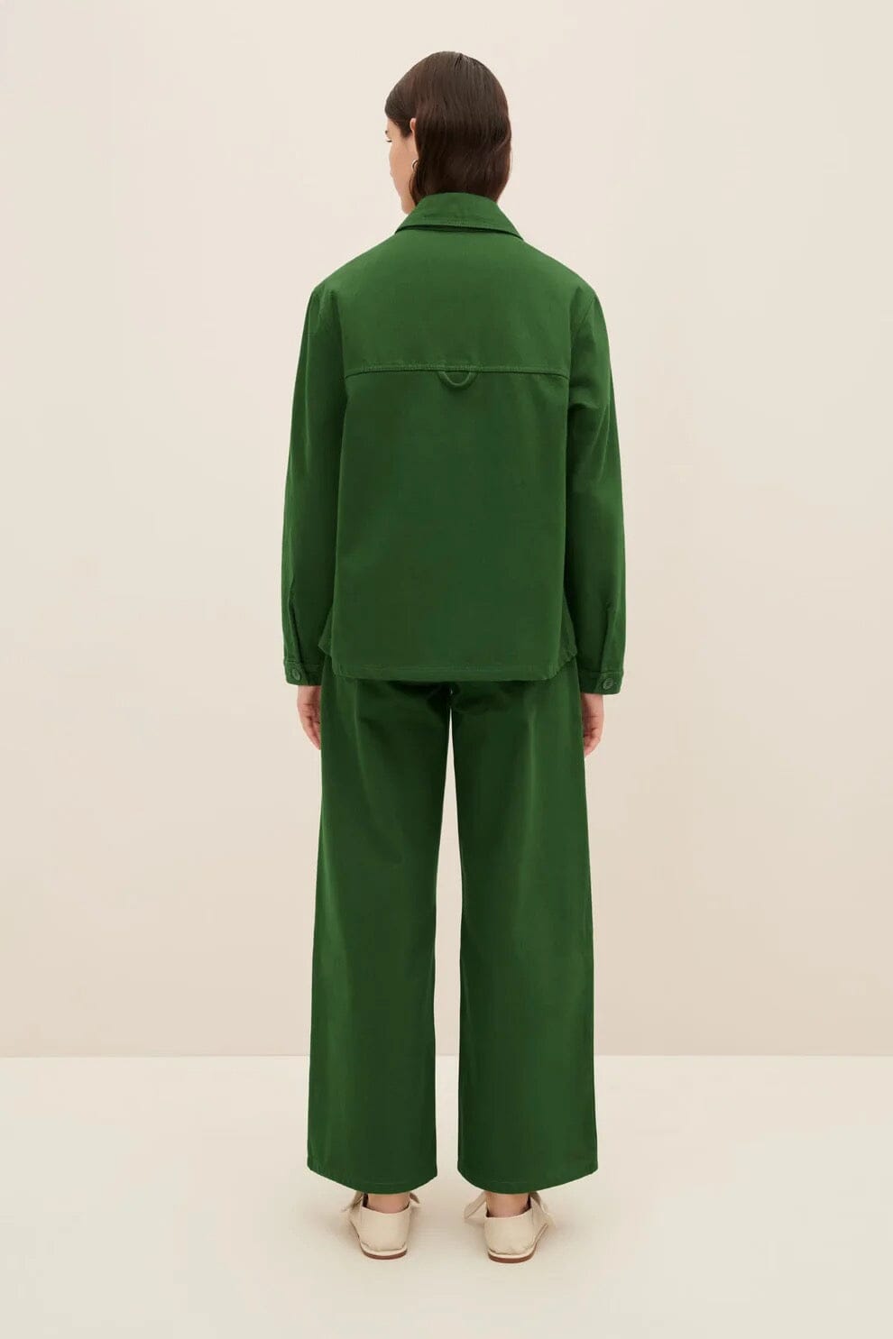 Kowtow | Felix Jacket In Green Denim - SHOP YUCCA Coats & Jackets KOWTOW - YUCCA 