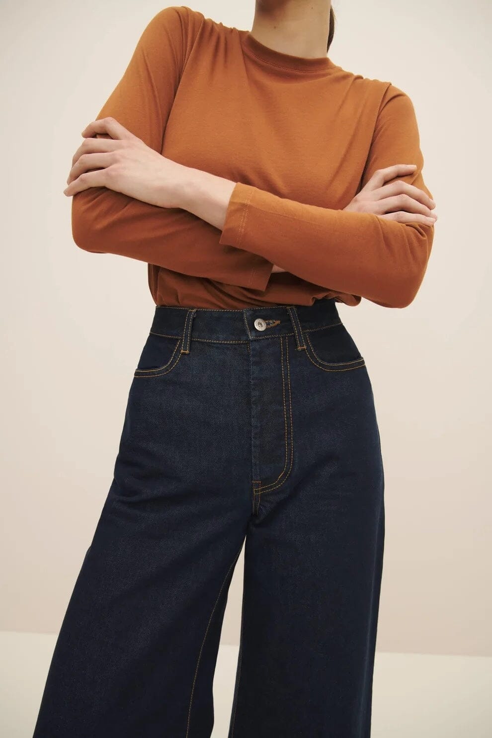 Kowtow | High Puddle Jeans In Indigo Denim - SHOP YUCCA Pants KOWTOW - YUCCA 