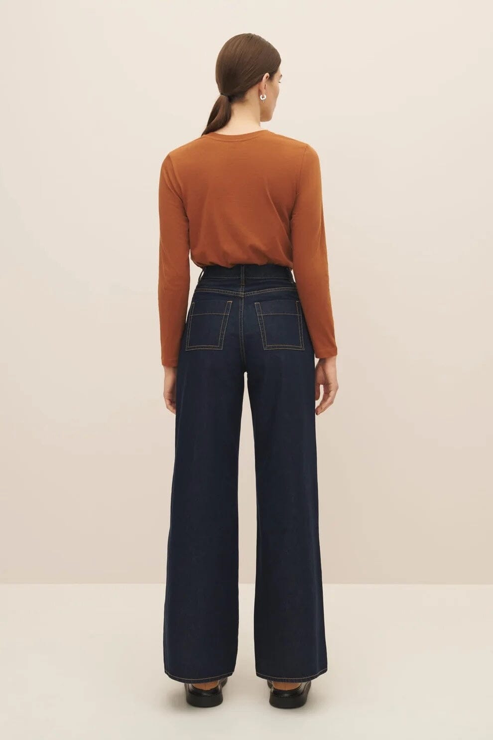 Kowtow | High Puddle Jeans In Indigo Denim - SHOP YUCCA Pants KOWTOW - YUCCA 