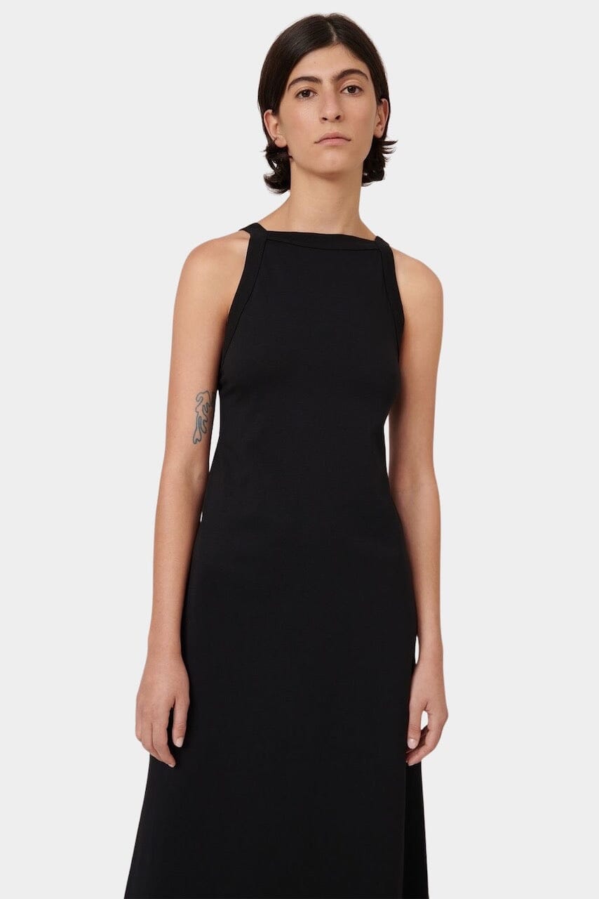 Kowtow - Low Back Dress - Black - Dress - YUCCA, capsule wardrobe, women’s elevated basics, casual dresses Denver.