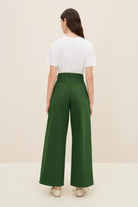 Kowtow | Sailor Jeans In Green Denim - SHOP YUCCA Pants KOWTOW - YUCCA 