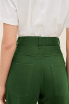 Kowtow | Sailor Jeans In Green Denim - SHOP YUCCA Pants KOWTOW - YUCCA 