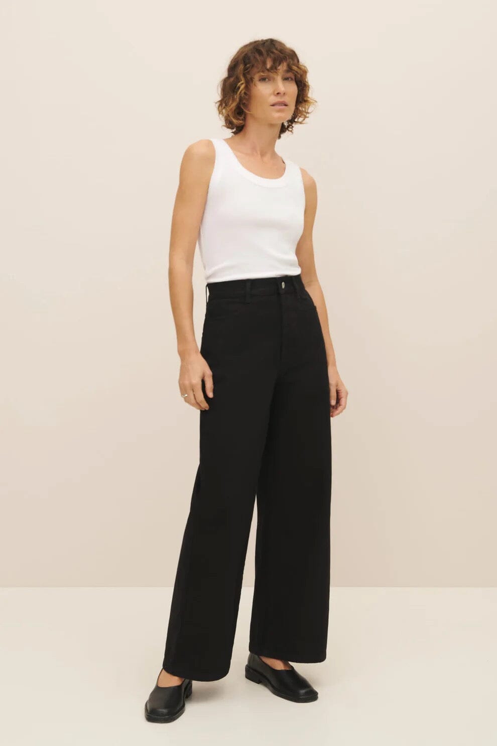 Kowtow | Sailor Jeans In Black - SHOP YUCCA Pants KOWTOW - YUCCA 