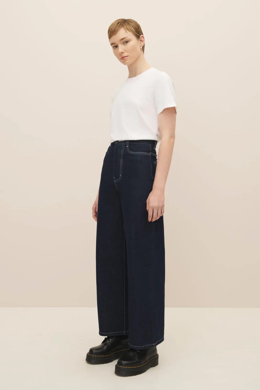 Kowtow | Sailor Jeans In Indigo Denim - SHOP YUCCA Pants KOWTOW - YUCCA 