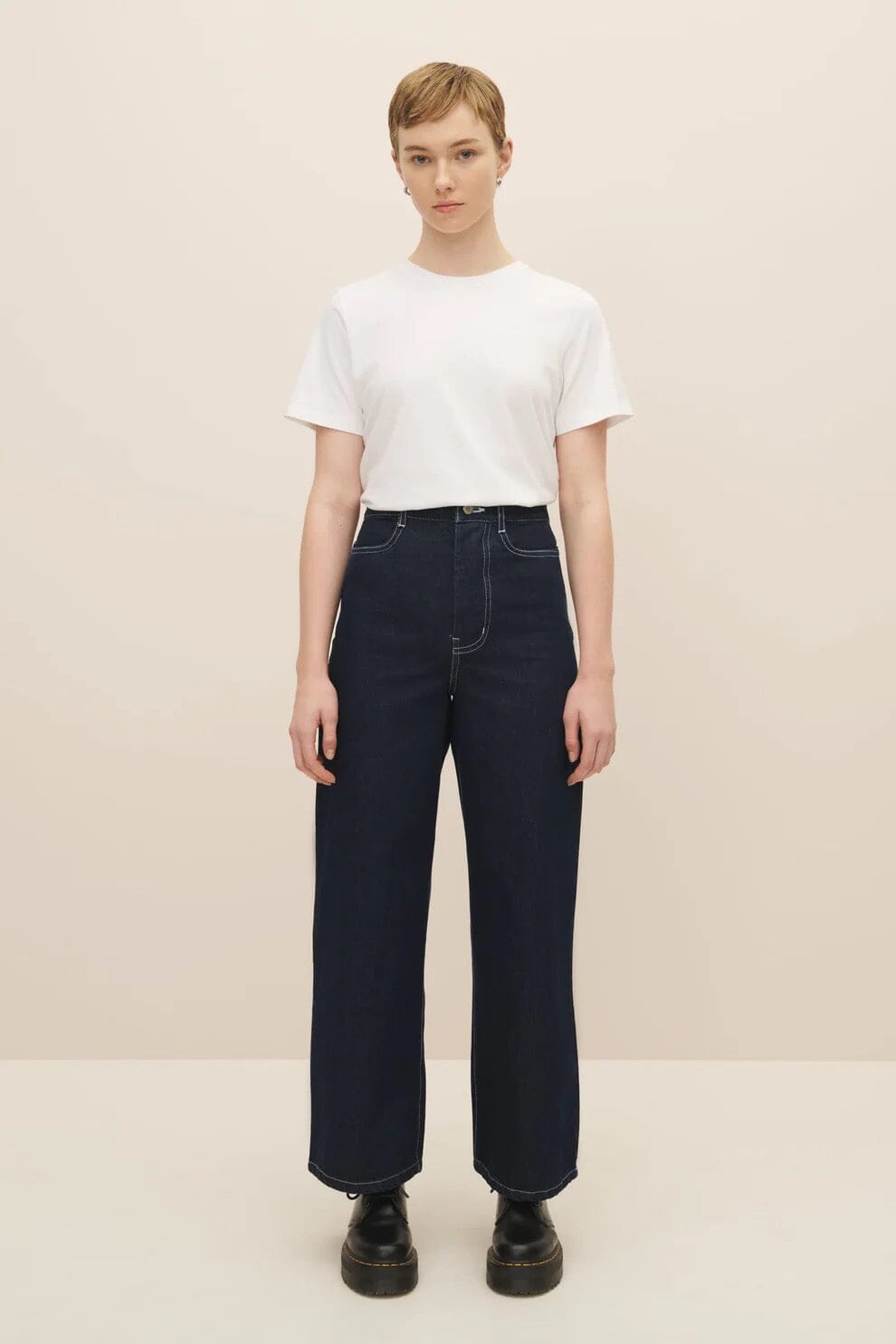 Kowtow | Sailor Jeans In Indigo Denim - SHOP YUCCA Pants KOWTOW - YUCCA 