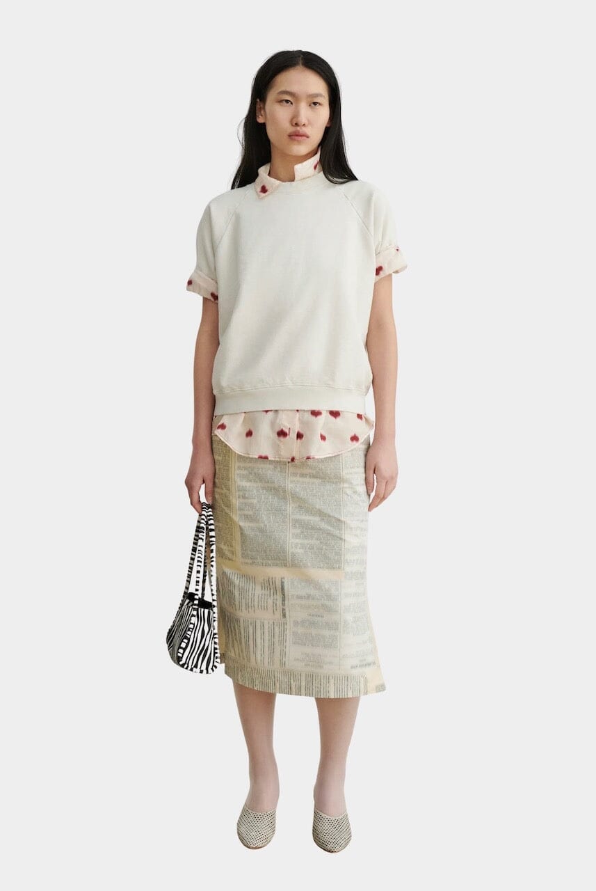 Rachel Comey | Billi Sweatshirt In Dirty White - SHOP YUCCA Shirts & Tops RACHEL COMEY - YUCCA 