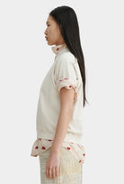 Rachel Comey | Billi Sweatshirt In Dirty White - SHOP YUCCA Shirts & Tops RACHEL COMEY - YUCCA 