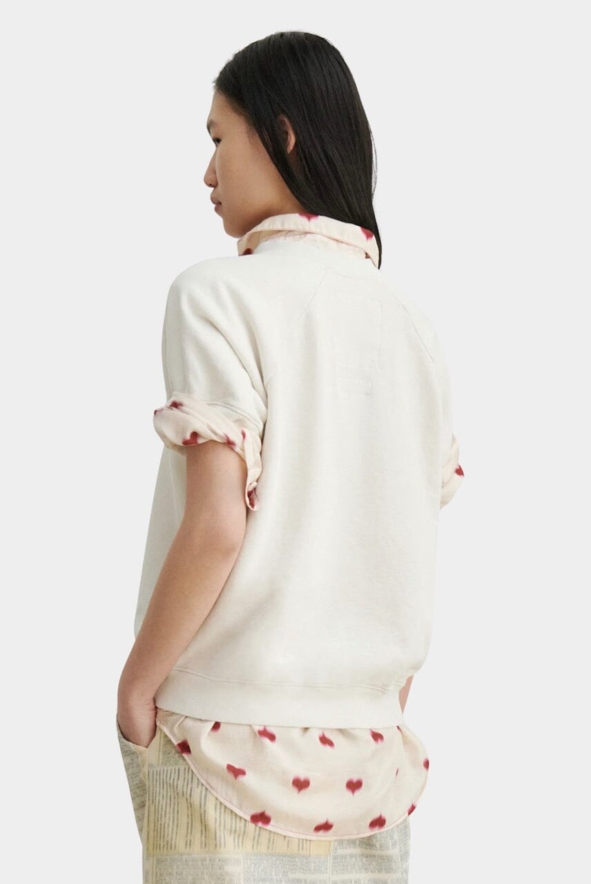 Rachel Comey - Billi Sweatshirt - Dirty White - Shirts & Tops - YUCCA, Yucca store Denver, women’s high quality sweatshirt.