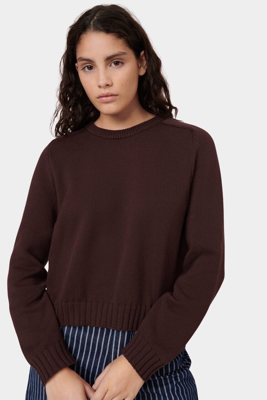 Kowtow | Valley Jumper In Mahogany - SHOP YUCCA Sweater KOWTOW - YUCCA 