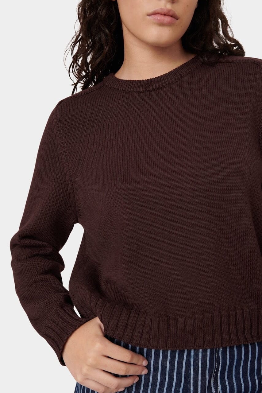 Kowtow | Valley Jumper In Mahogany - SHOP YUCCA Sweater KOWTOW - YUCCA 