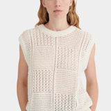 Verse Top, Ecru