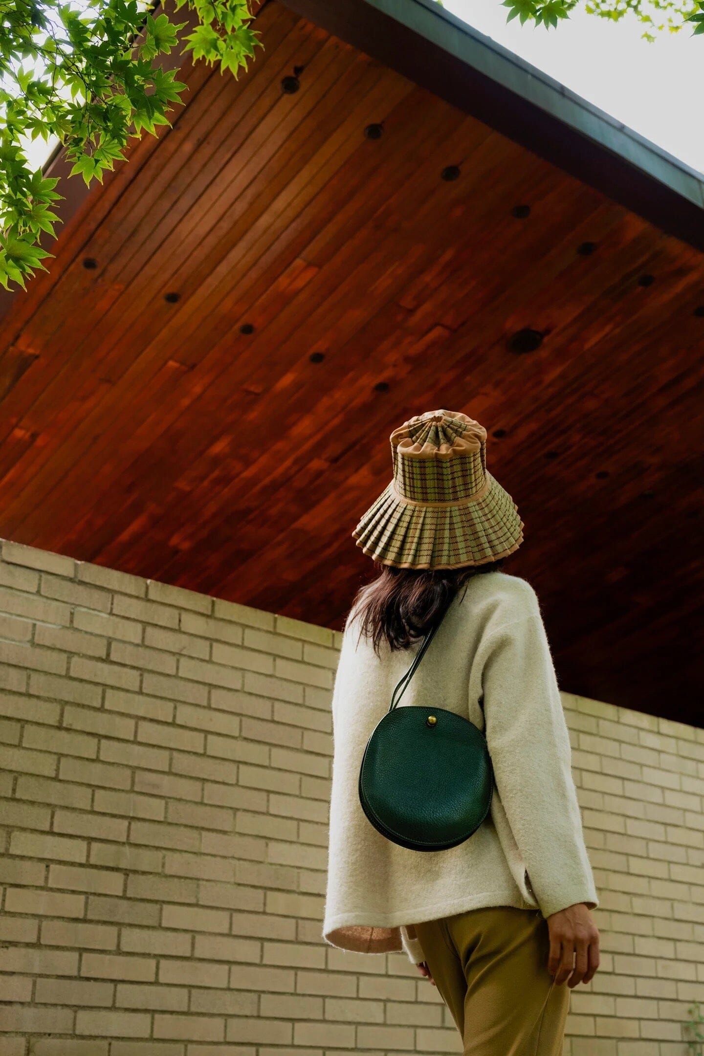 Lindquist - Eggi Bag - Pine - Handbags - YUCCA, women’s high quality bags, women’s online leather bags.