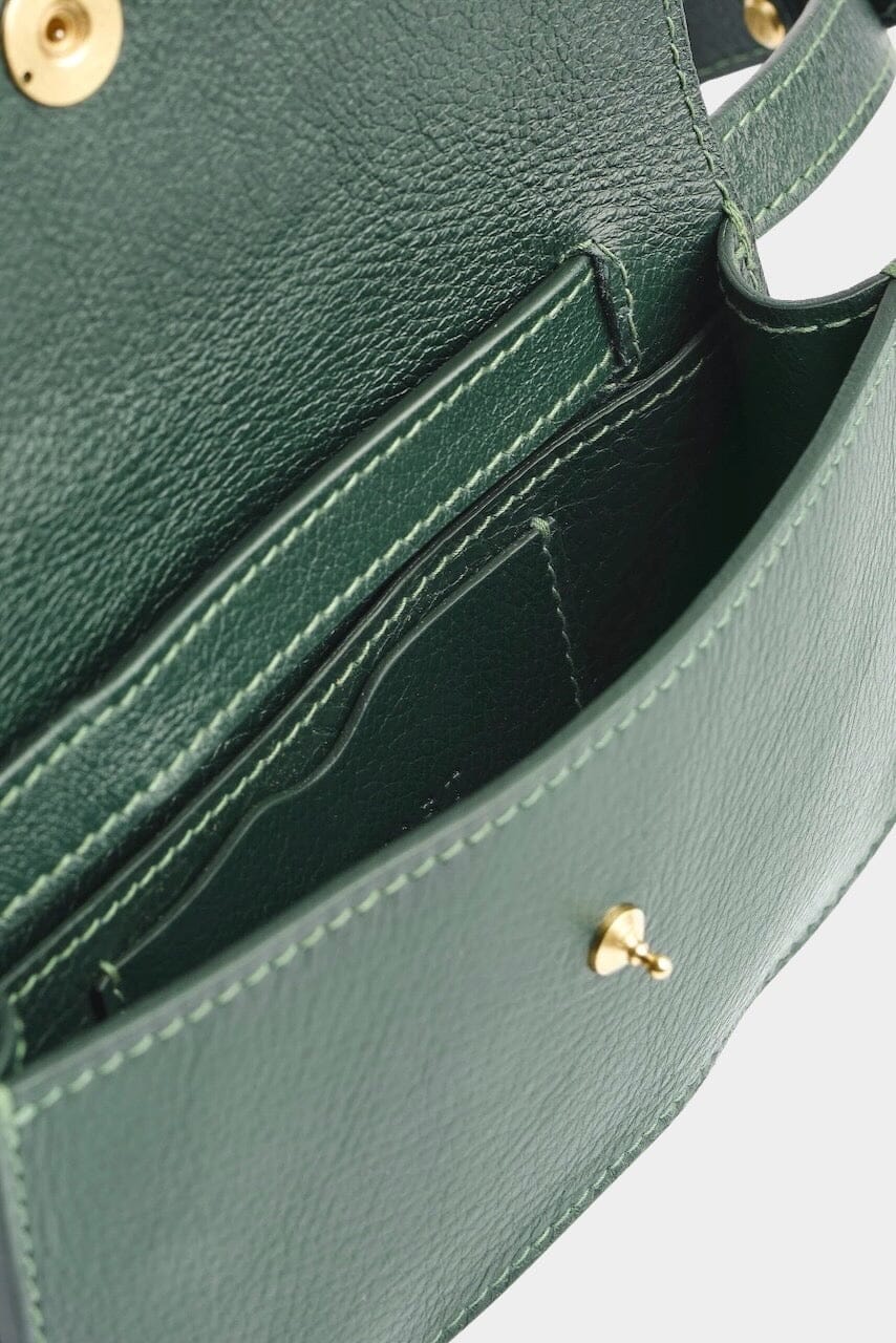 Lindquist | Faba Bag In Pine - SHOP YUCCA Handbags LINDQUIST - YUCCA, Women’s clothing store Denver, women’s clothing website, women’s high quality bags, women’s online leather bags. 