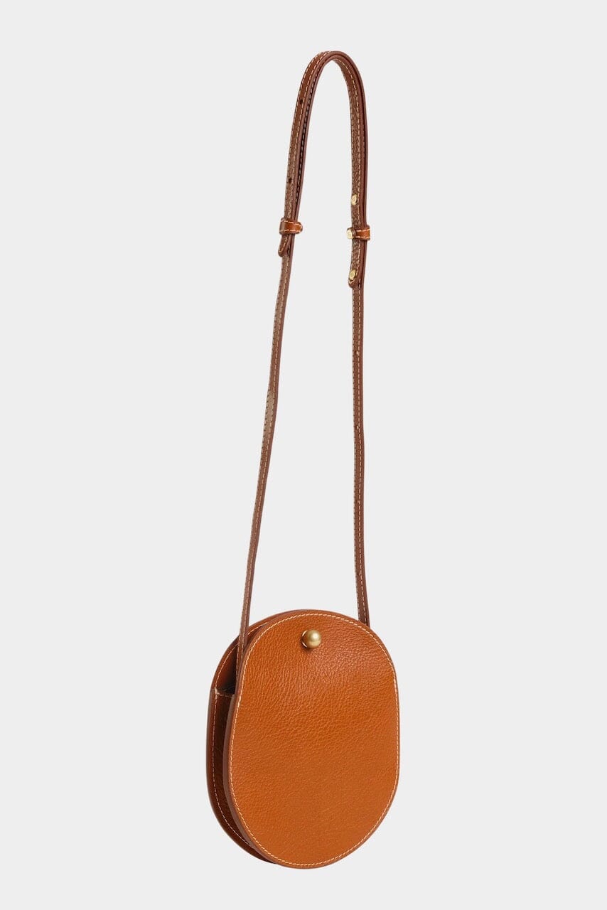 Lindquist | Mini Eggi In Leather Brown - SHOP YUCCA Handbags LINDQUIST - YUCCA women's clothing store Denver, women's clothing website, women's elevated basics, women's high quality bags, women's luxury bags, women's online bags.