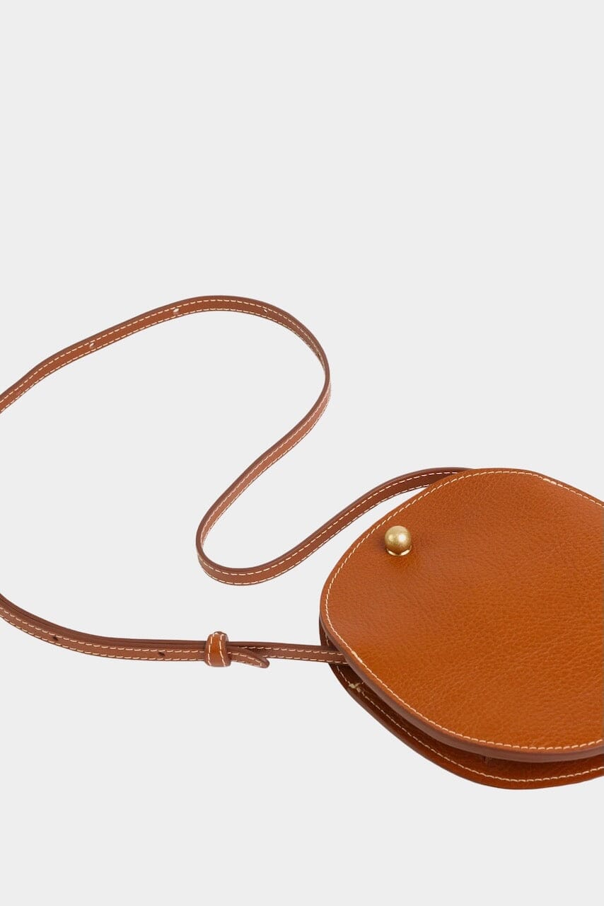 Lindquist | Mini Eggi In Leather Brown - SHOP YUCCA Handbags LINDQUIST - YUCCA women's clothing store Denver, women's clothing website, women's elevated basics, women's high quality bags, women's luxury bags, women's online bags.