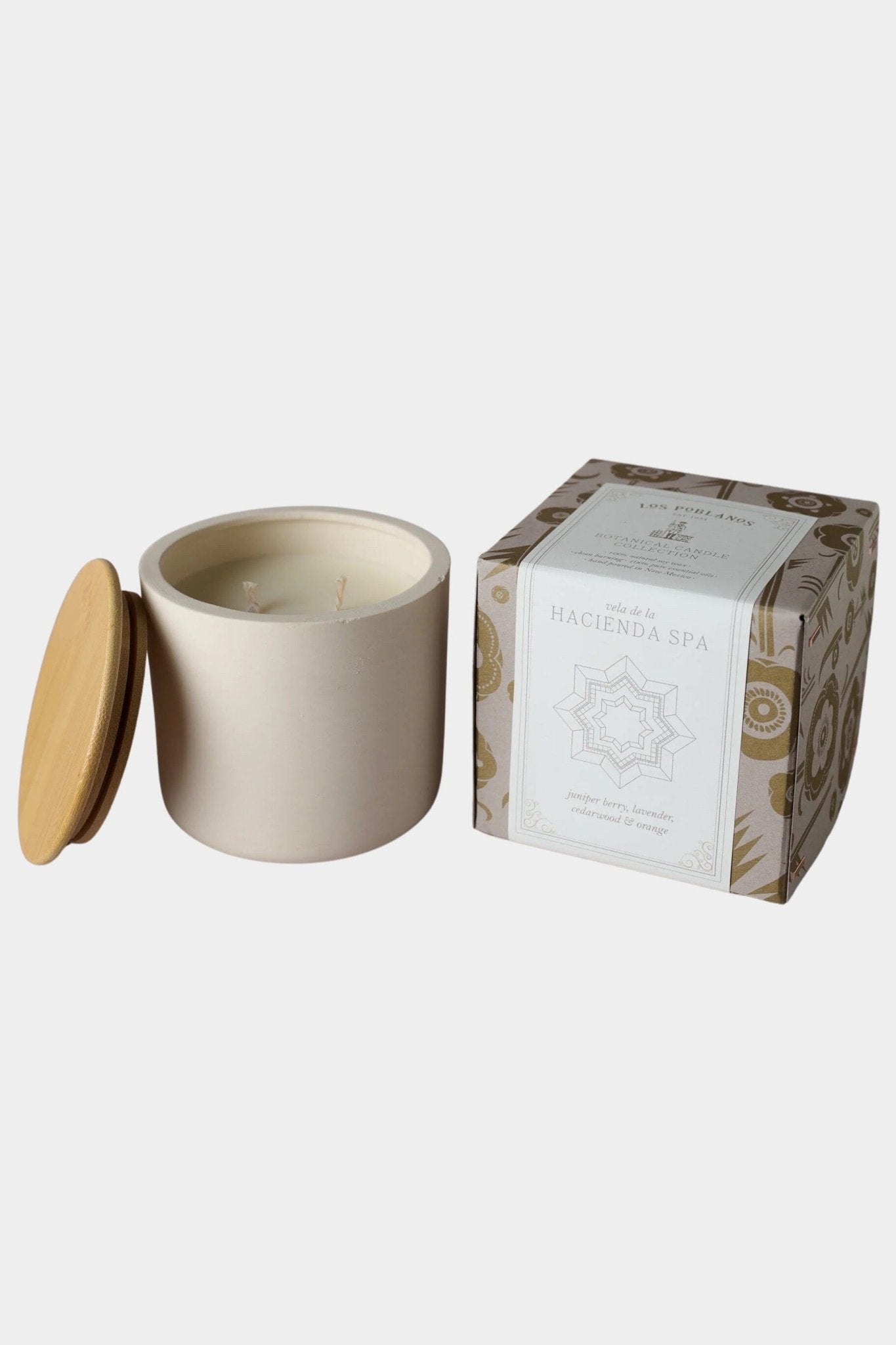 Los Poblanos - Vela de la Hacienda Spa Candle - Candles - YUCCA, Best boutique shopping in Denver, shop local, unique candle.
