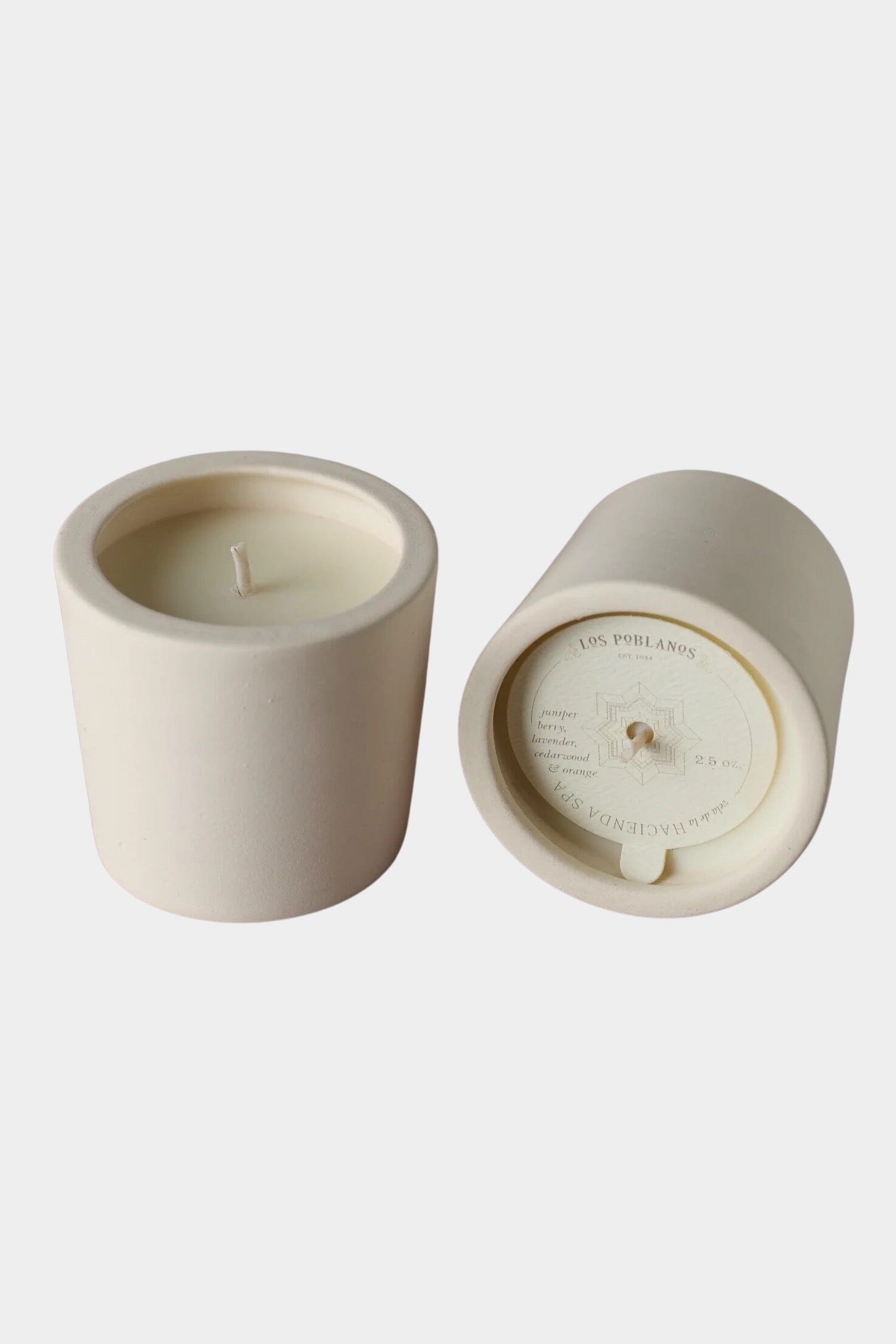 Los Poblanos - Vela de la Hacienda Spa Candle - Candles - YUCCA, Best boutique shopping in Denver, shop local, unique candle.