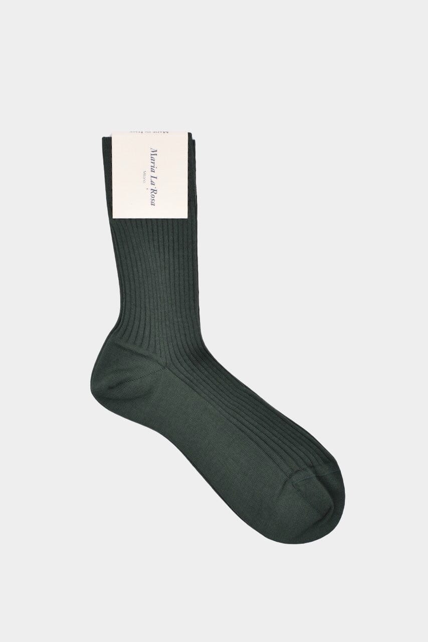 Maria La Rosa - Bio Cotton Socks - Cipresso - YUCCA, cozy socks, unique socks, Italian socks.