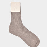 Maria La Rosa - Bio Cotton Socks - Sabbia Melange - YUCCA, boutique stores near me, cozy socks, unique socks, Italian socks.