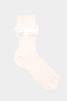 Maria La Rosa | One Ribbed Carnival Socks In White - SHOP YUCCA Socks MARIA LA ROSA - YUCCA 