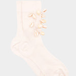 Maria La Rosa | Ocean Socks In Off White - SHOP YUCCA Socks MARIA LA ROSA - YUCCA, boutique near me, boutique stores near me, cozy socks, unique socks, Italian socks.