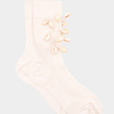 Maria La Rosa | Ocean Socks In Off White - SHOP YUCCA Socks MARIA LA ROSA - YUCCA, boutique near me, boutique stores near me, cozy socks, unique socks, Italian socks.