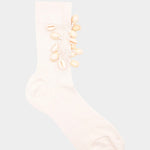 Maria La Rosa | Ocean Socks In Off White - SHOP YUCCA Socks MARIA LA ROSA - YUCCA, boutique near me, boutique stores near me, cozy socks, unique socks, Italian socks.