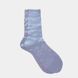Maria La Rosa - One Ribbed Laminated Socks - Shanty - Socks - YUCCA, boutique near me, unique socks, Italian socks.